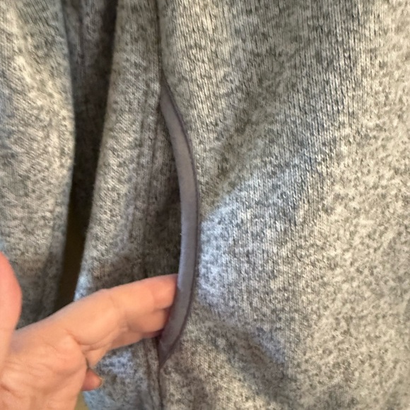 LL Bean quarter zip pullover fleece, misses size Large - Picture 6 of 7